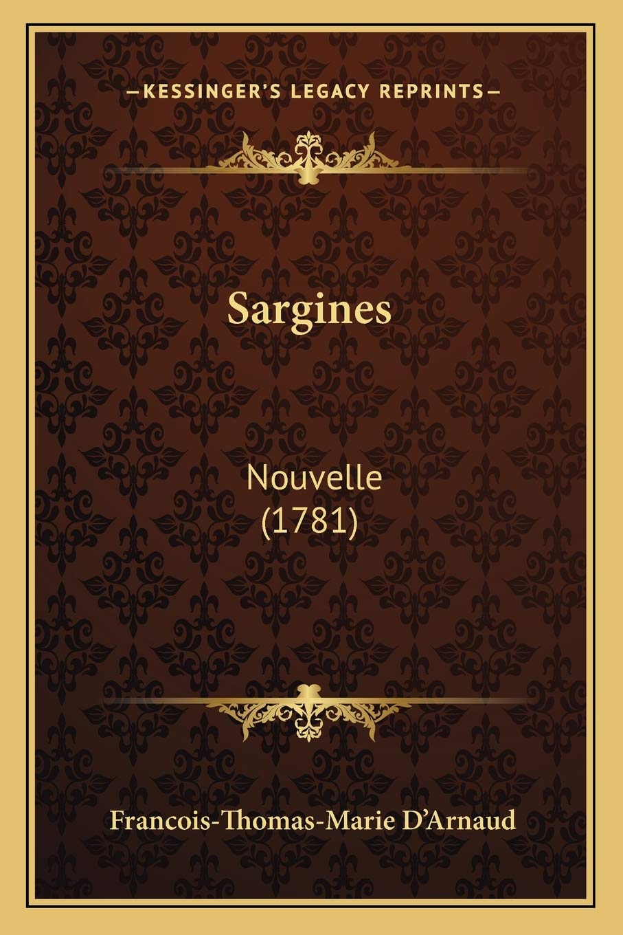 Sargines: Nouvelle (1781) book