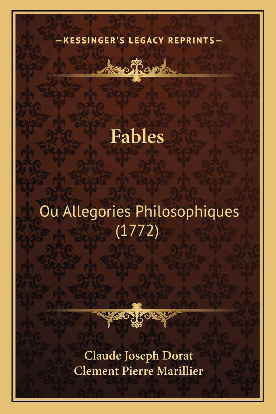 Fables: Ou Allegories Philosophiques (1772) book