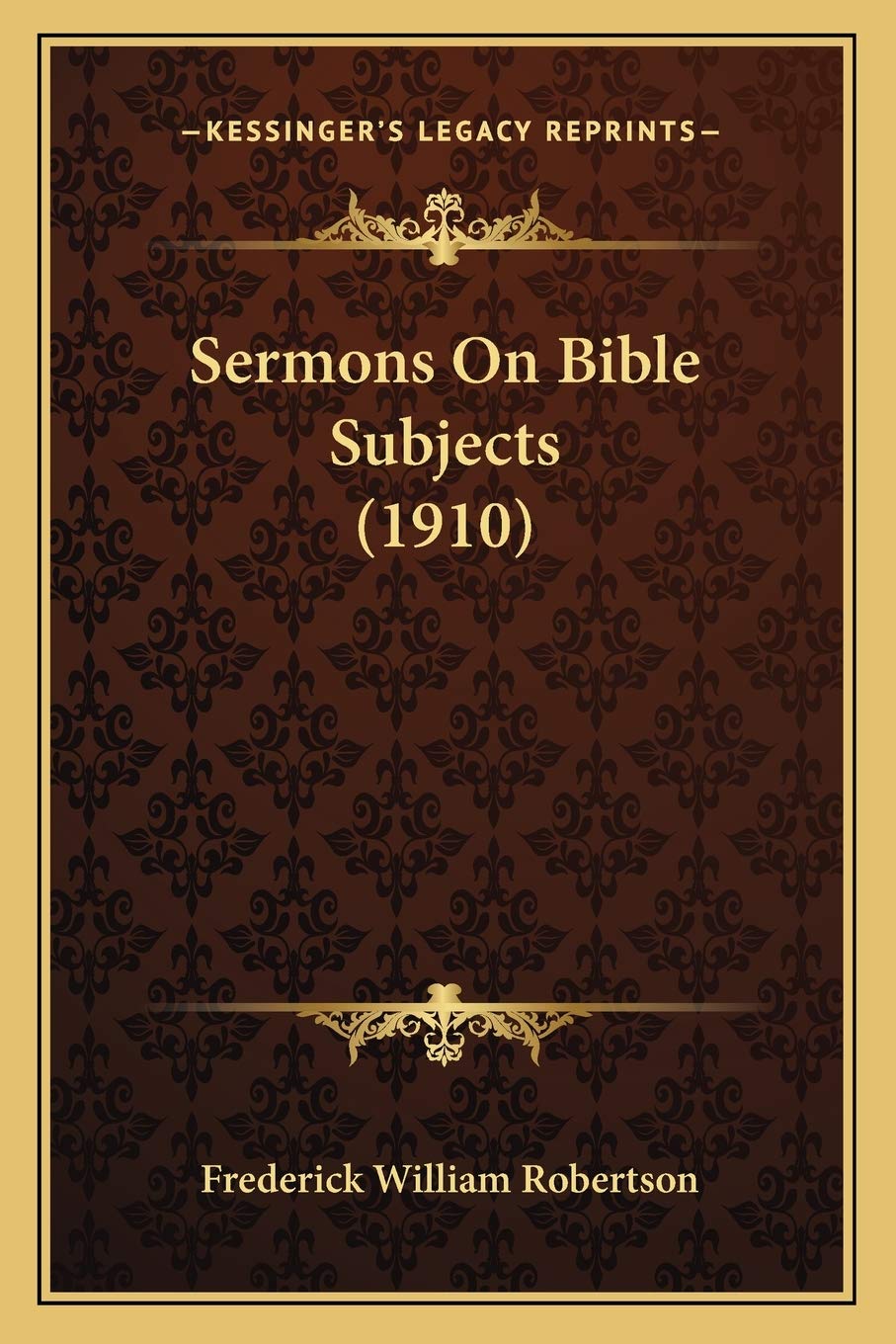 Sermons On Bible Subjects (1910) Contemporary literature