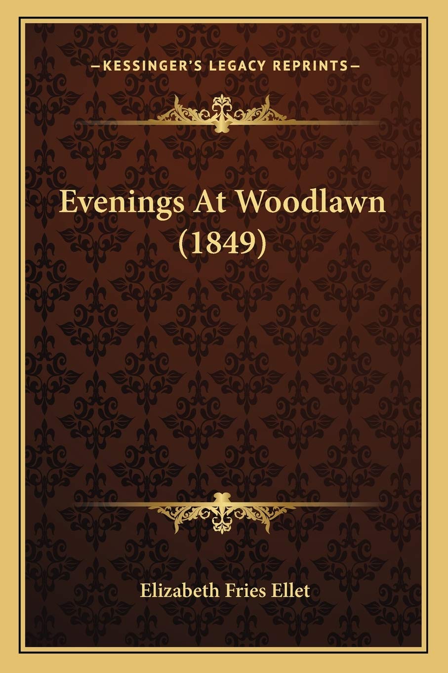 Evenings At Woodlawn (1849) Essays & Short Stories