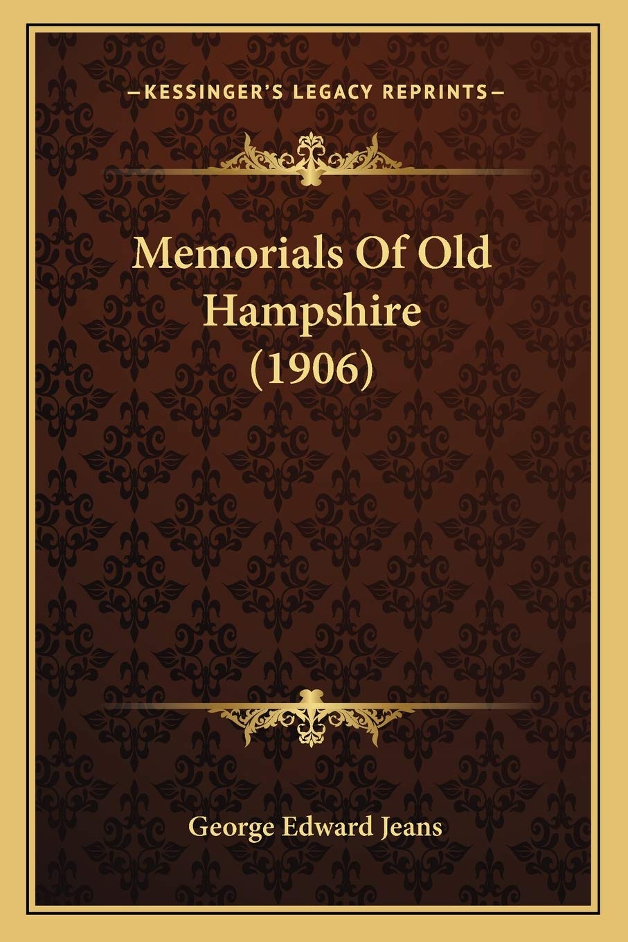 Memorials Of Old Hampshire (1906) Death & Mourning