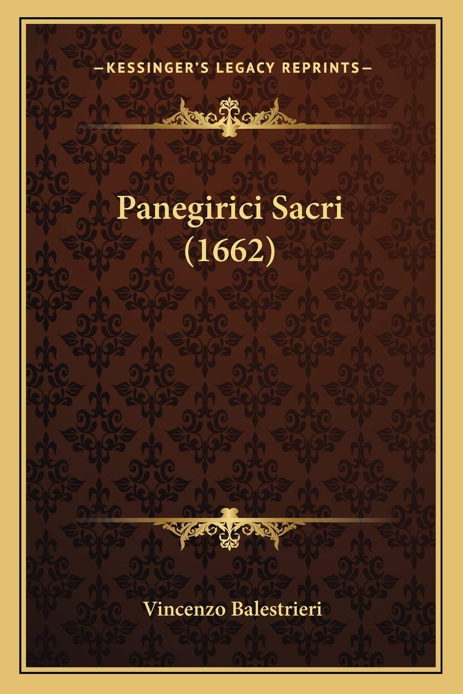 Panegirici Sacri (1662) Contemporary literature