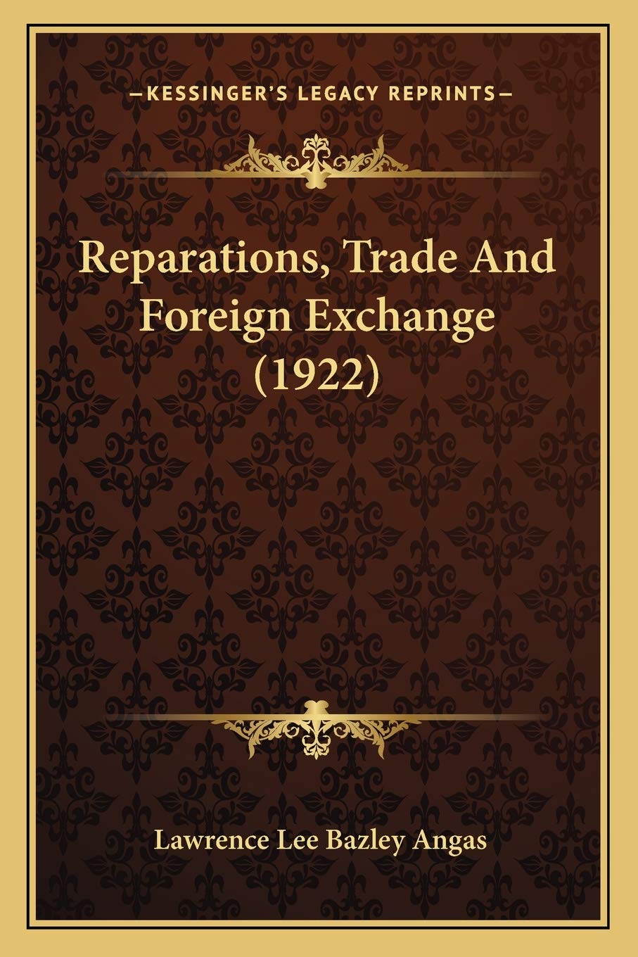 Reparations, Trade And Foreign Exchange (1922) Contemporary literature