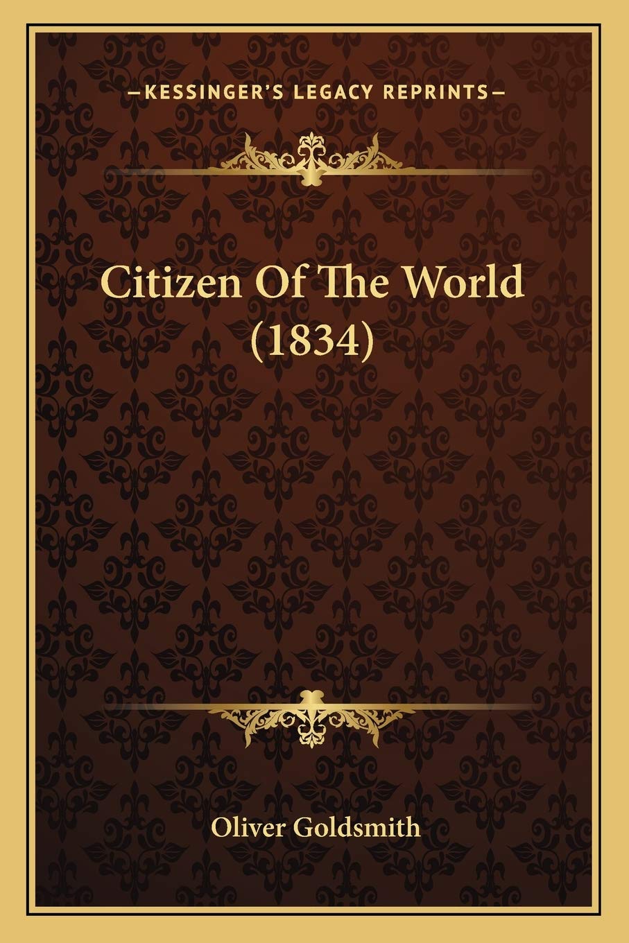 Citizen Of The World (1834) Contemporary literature