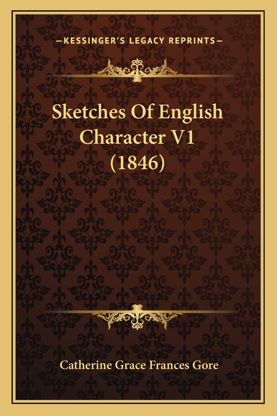 Sketches Of English Character V1 (1846) Essays & Short Stories
