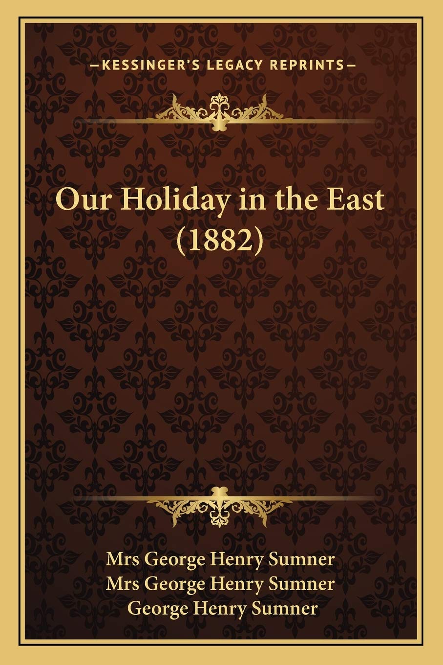 Our Holiday in the East (1882) Contemporary literature