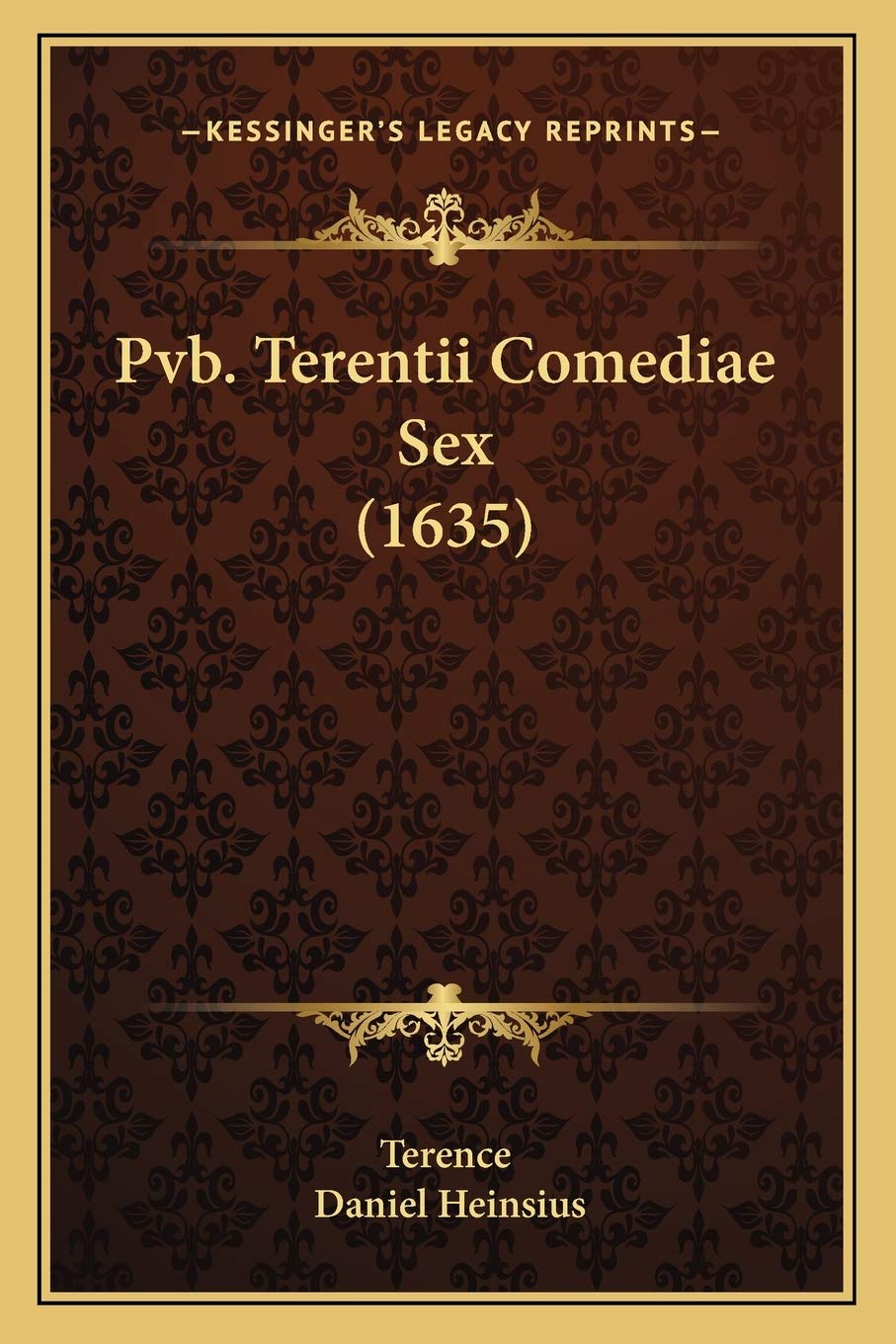 Pvb. Terentii Comediae Sex (1635) Contemporary literature