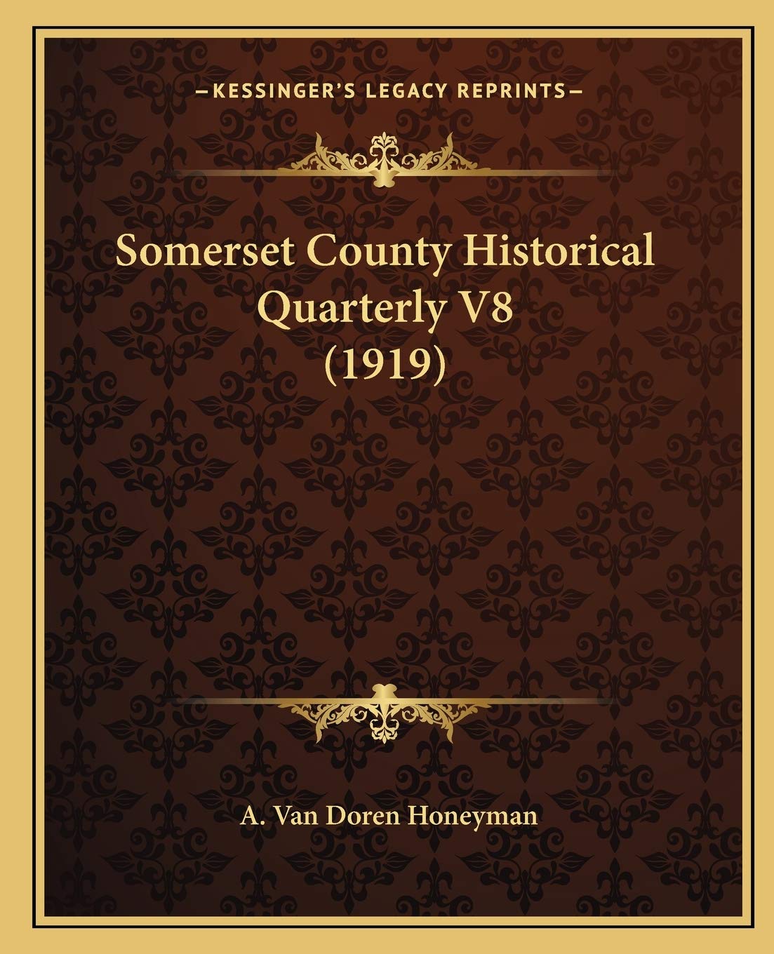 Somerset County Historical Quarterly V8 (1919) Contemporary literature