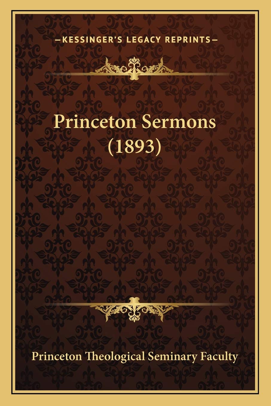 Princeton Sermons (1893) Contemporary literature