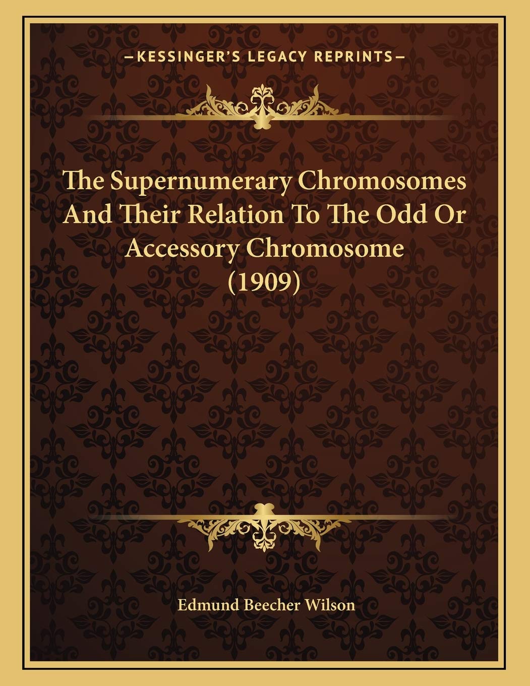 Supernumerary Chromosomes And Their Relation To The Odd Or A book