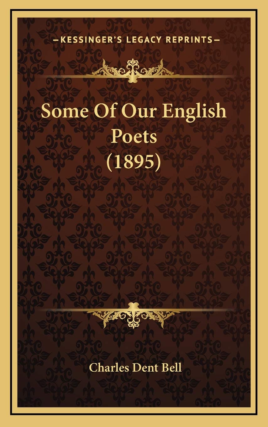 Some Of Our English Poets (1895) Poetry