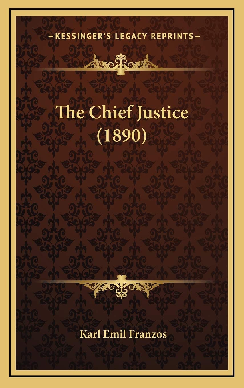The Chief Justice (1890) Law