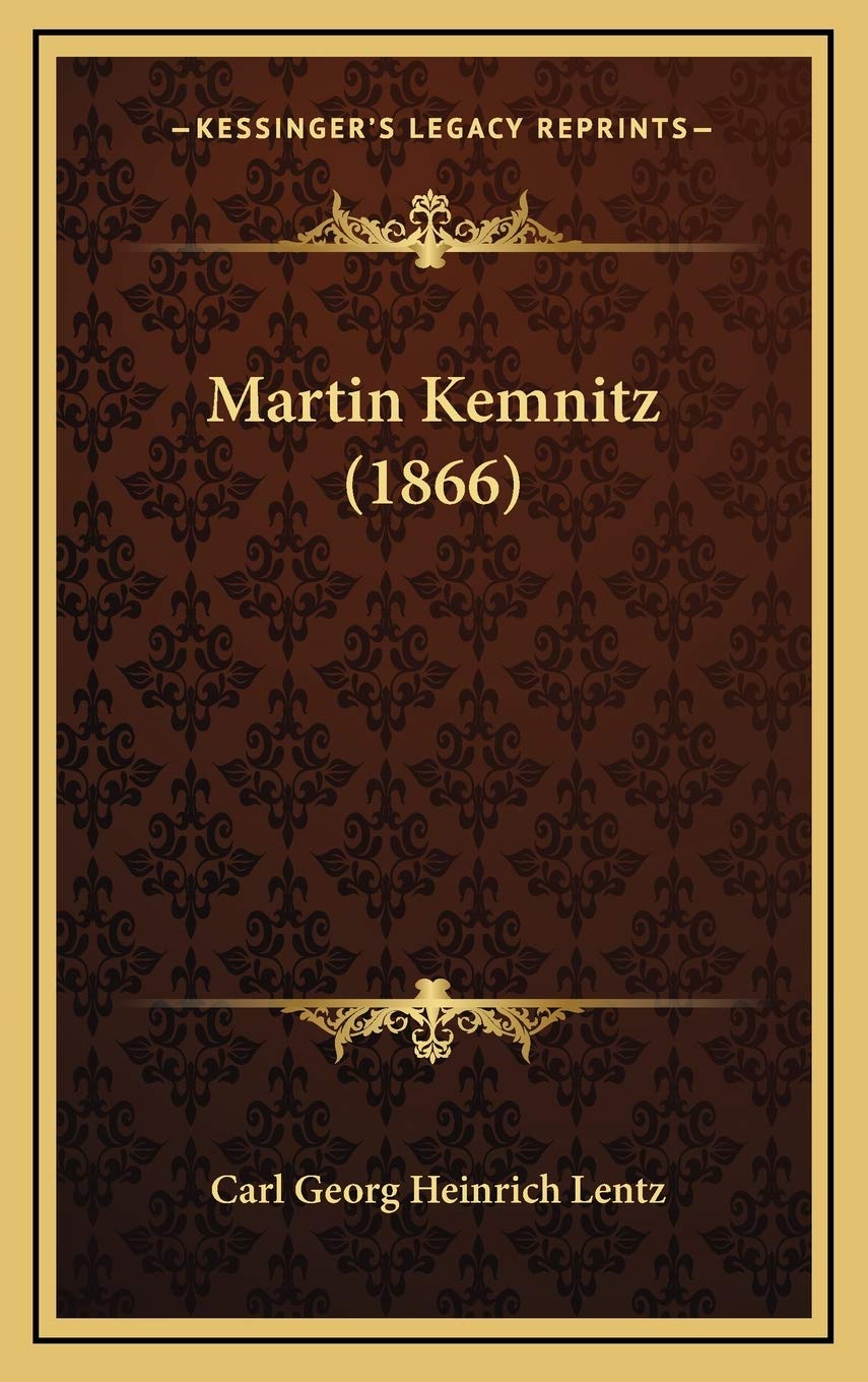 Martin Kemnitz (1866) Contemporary literature