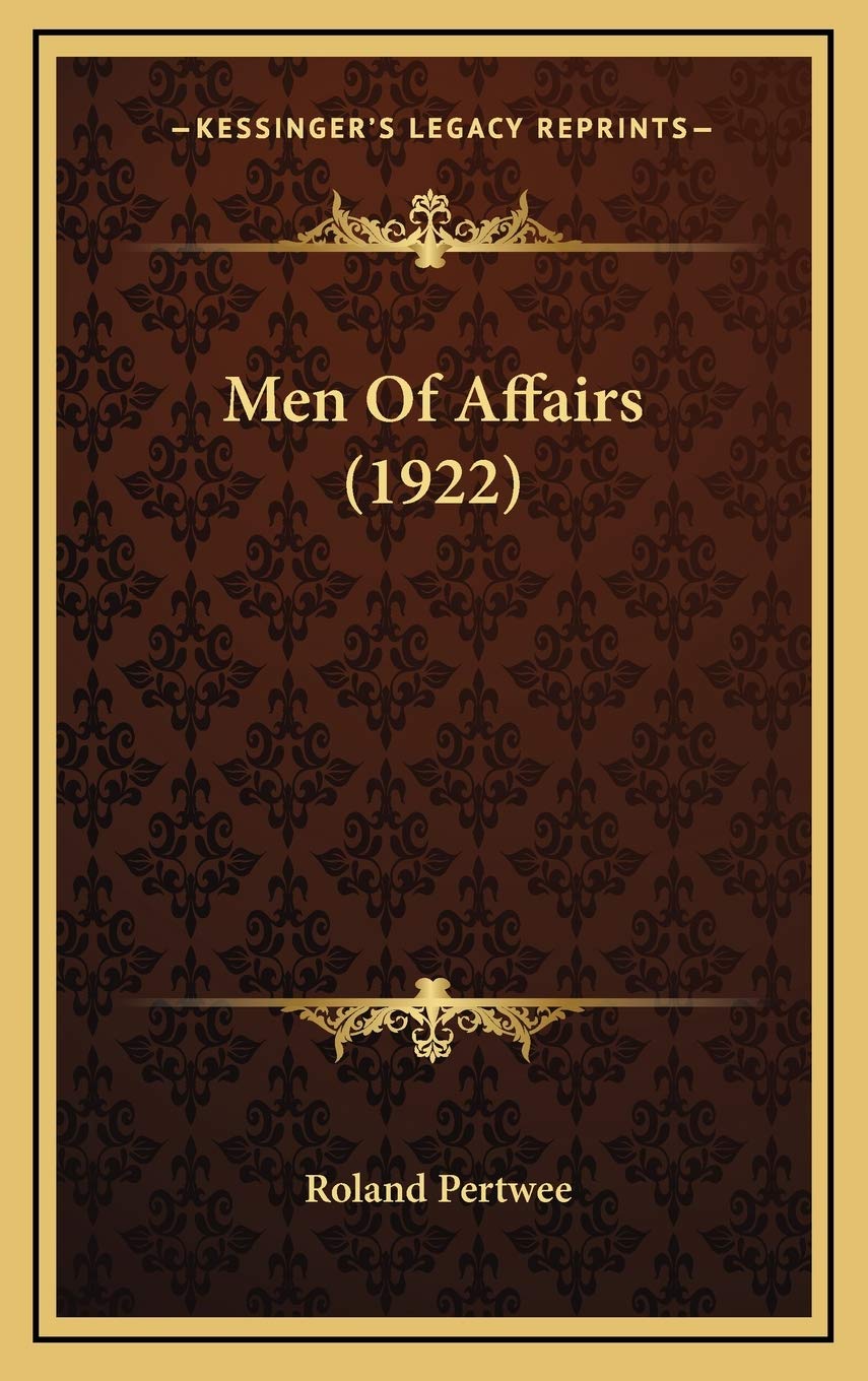 Men Of Affairs (1922) Contemporary literature
