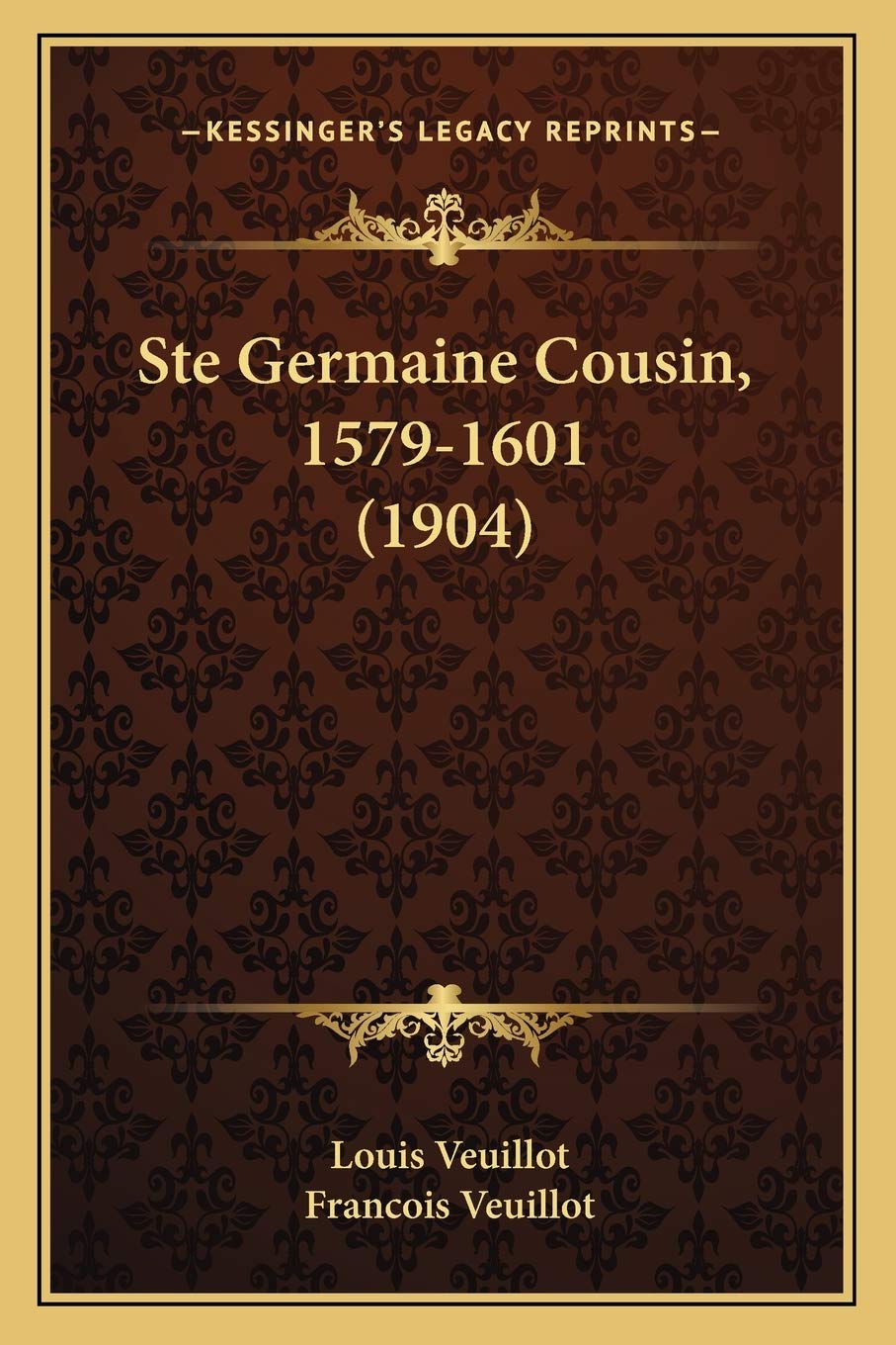 Ste Germaine Cousin, 1579-1601 (1904) book