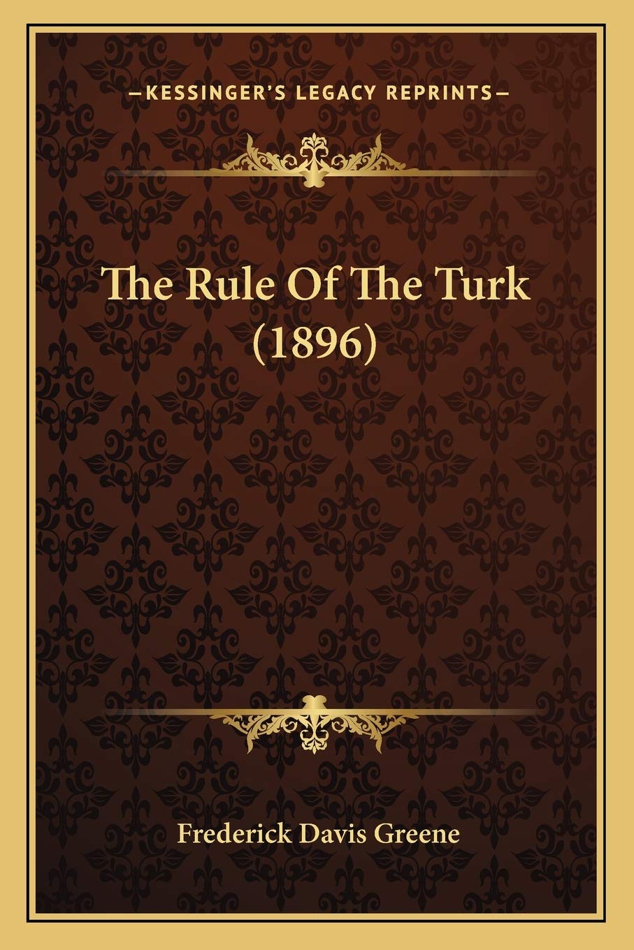 The Rule Of The Turk (1896) Contemporary literature
