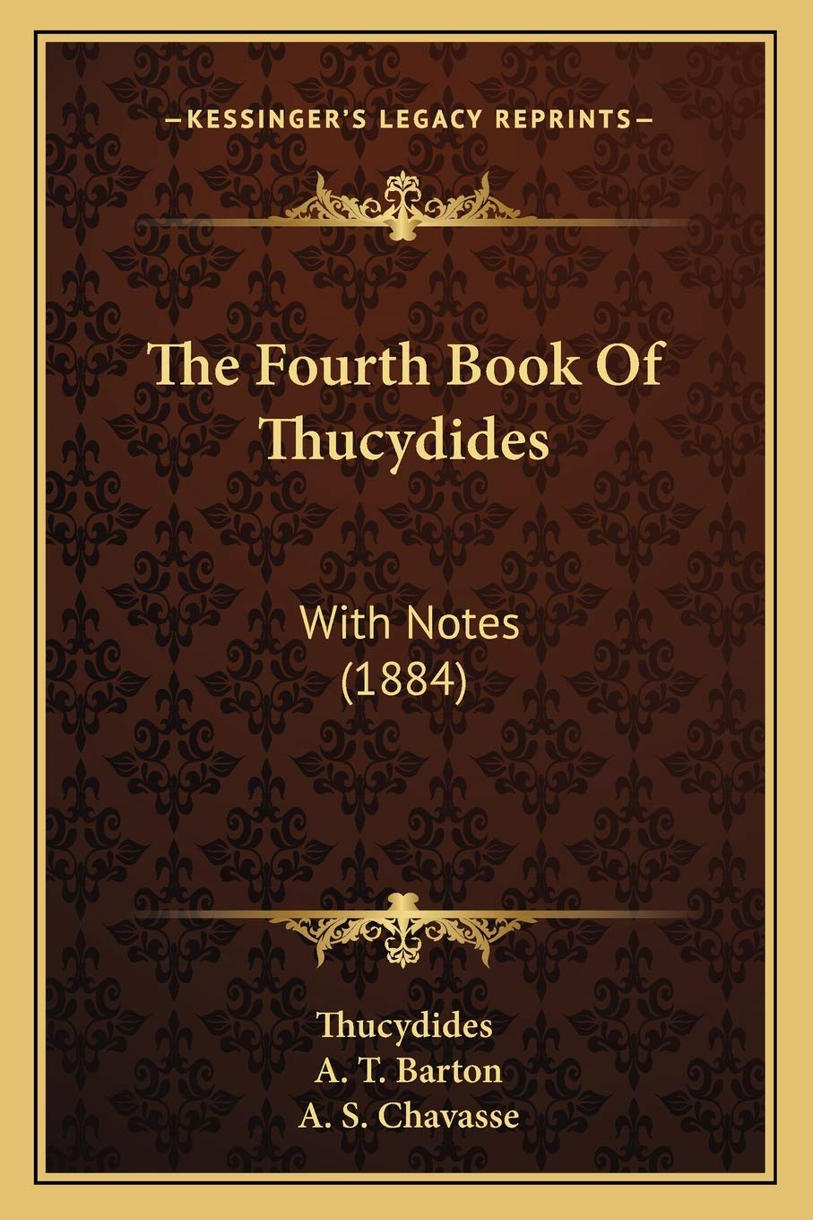 The Fourth Book Of Thucydides: With Notes (1884) Contemporary literature