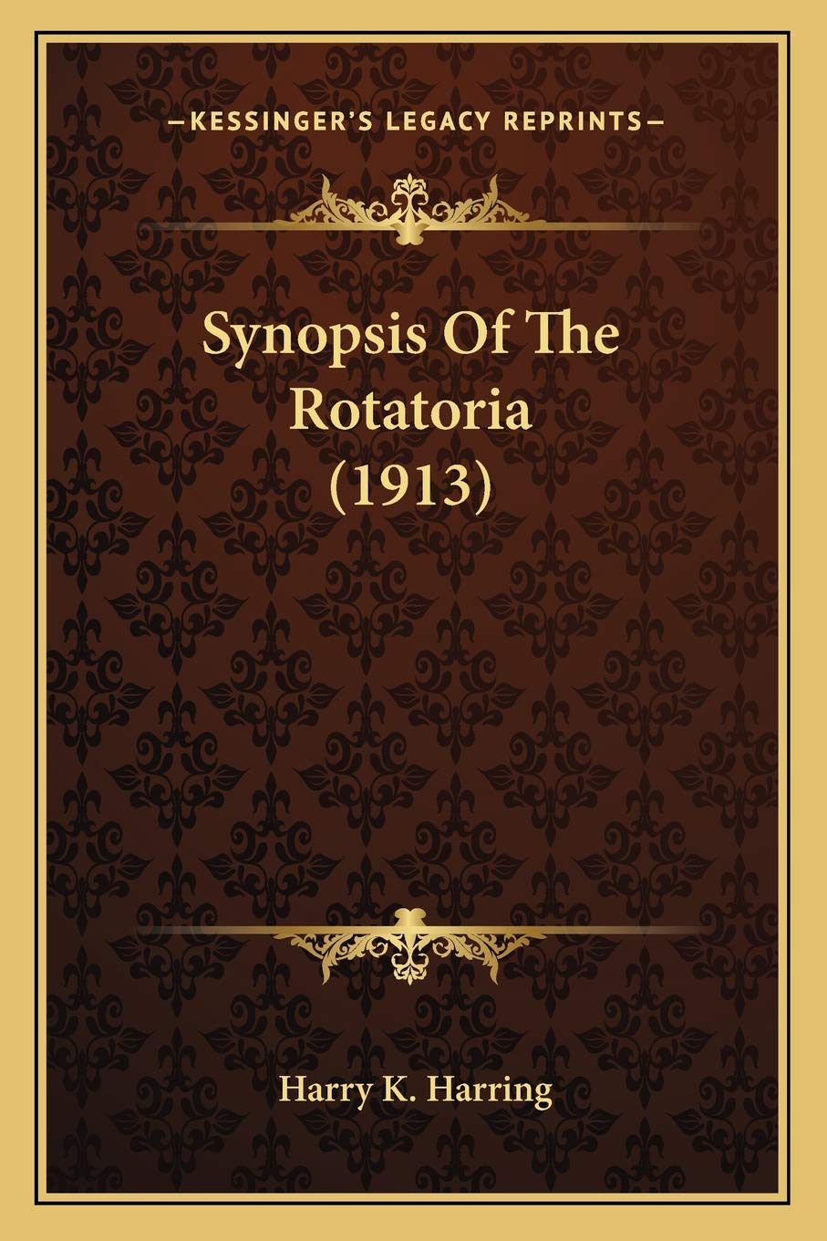 Synopsis Of The Rotatoria (1913) Contemporary literature