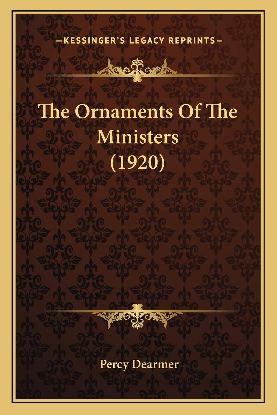 The Ornaments Of The Ministers (1920) Philosophy