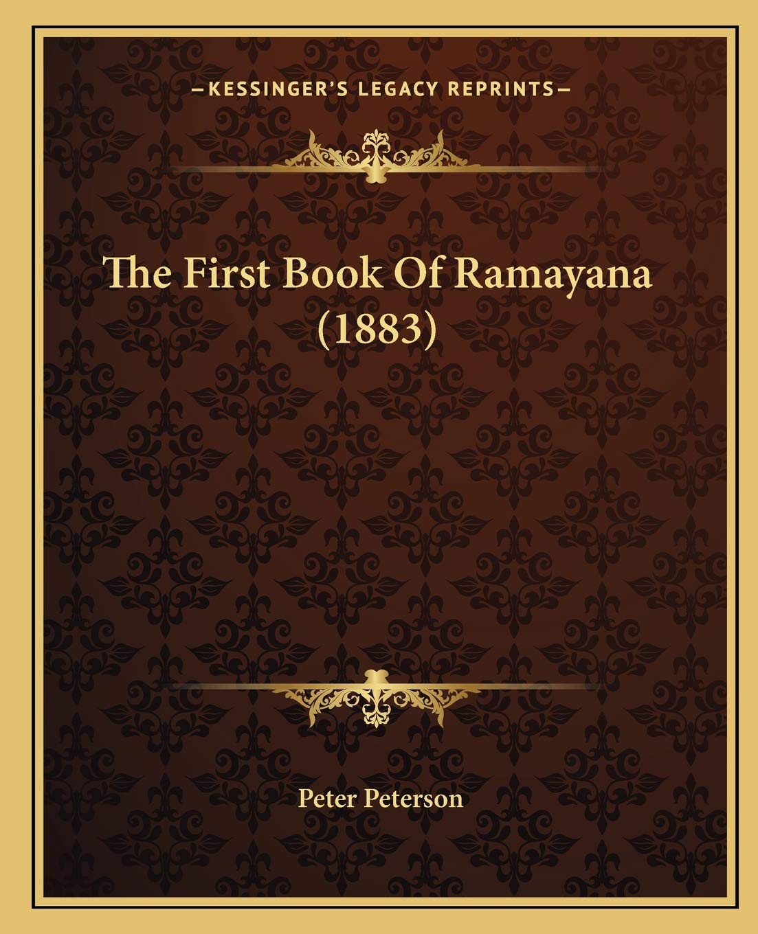 The First Book Of Ramayana (1883) International