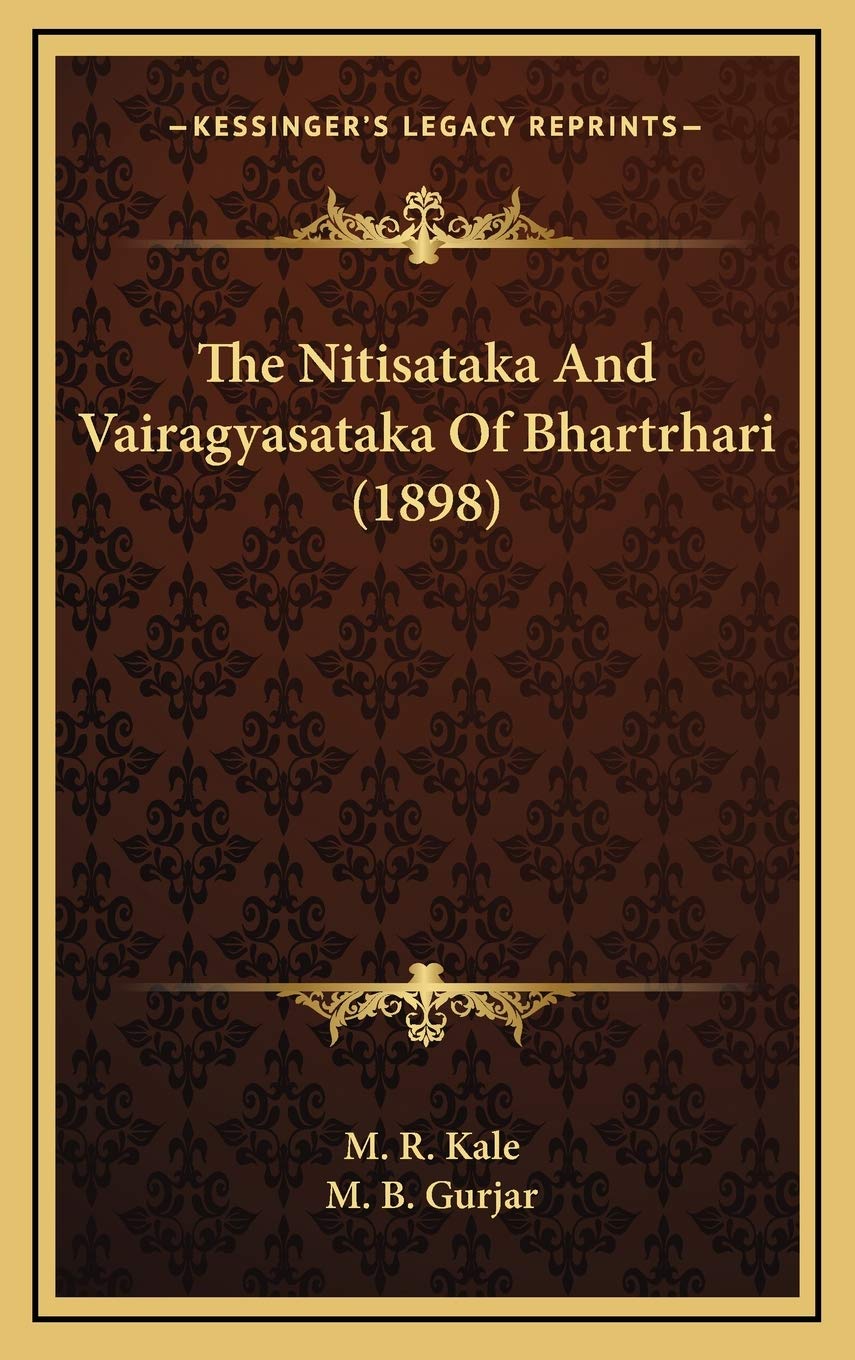 The Nitisataka And Vairagyasataka Of Bhartrhari (1898) Religion & Esotericism