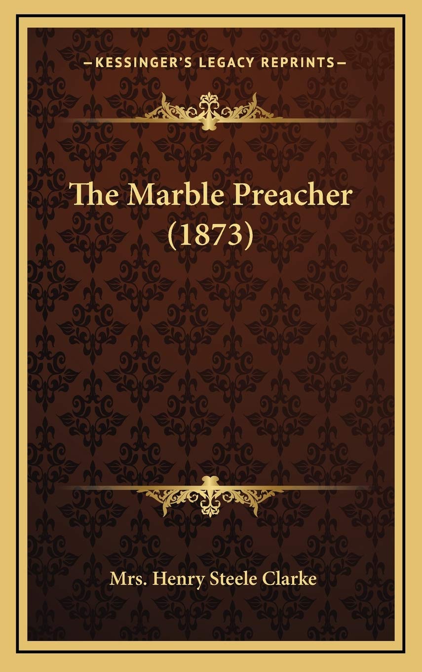 The Marble Preacher (1873) Religion & Esotericism