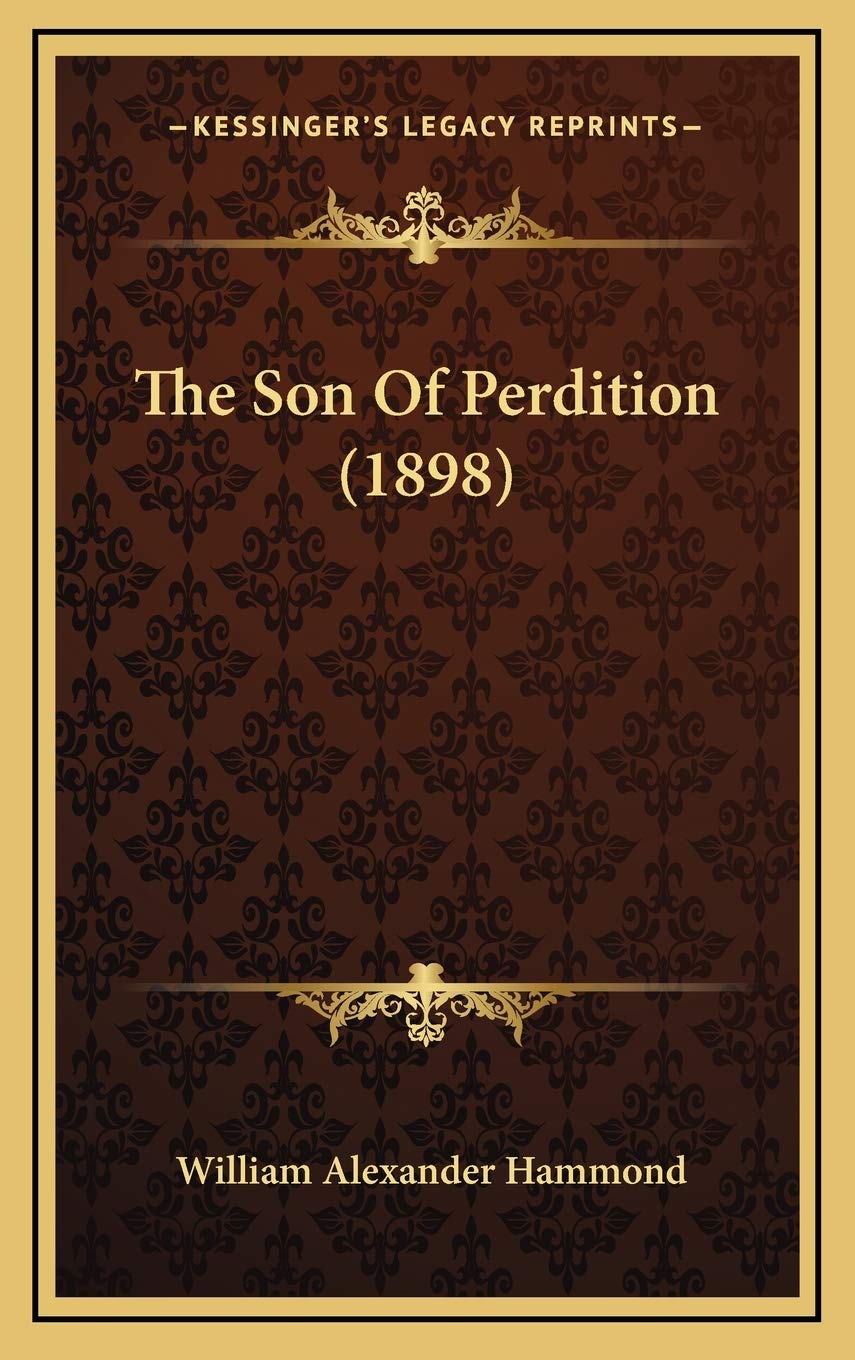The Son Of Perdition (1898) Contemporary literature