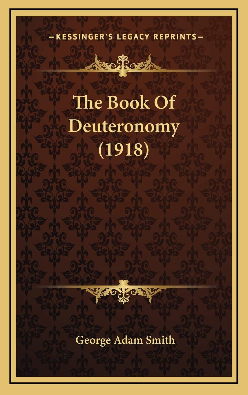 The Book Of Deuteronomy (1918) Philosophy