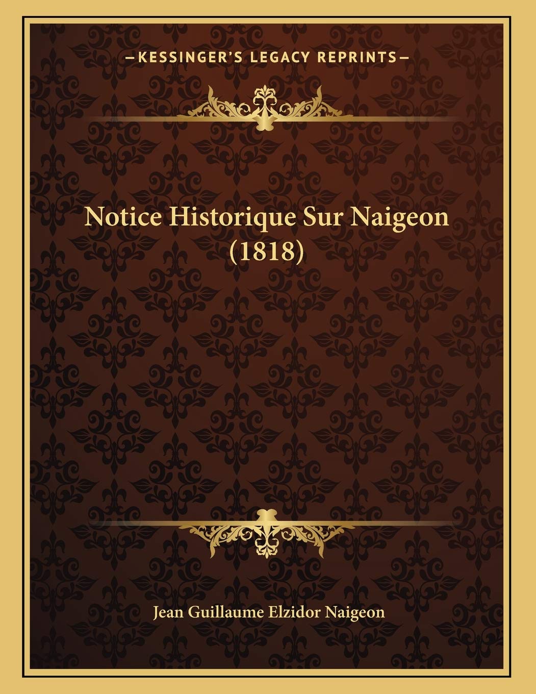 Notice Historique Sur Naigeon (1818) book