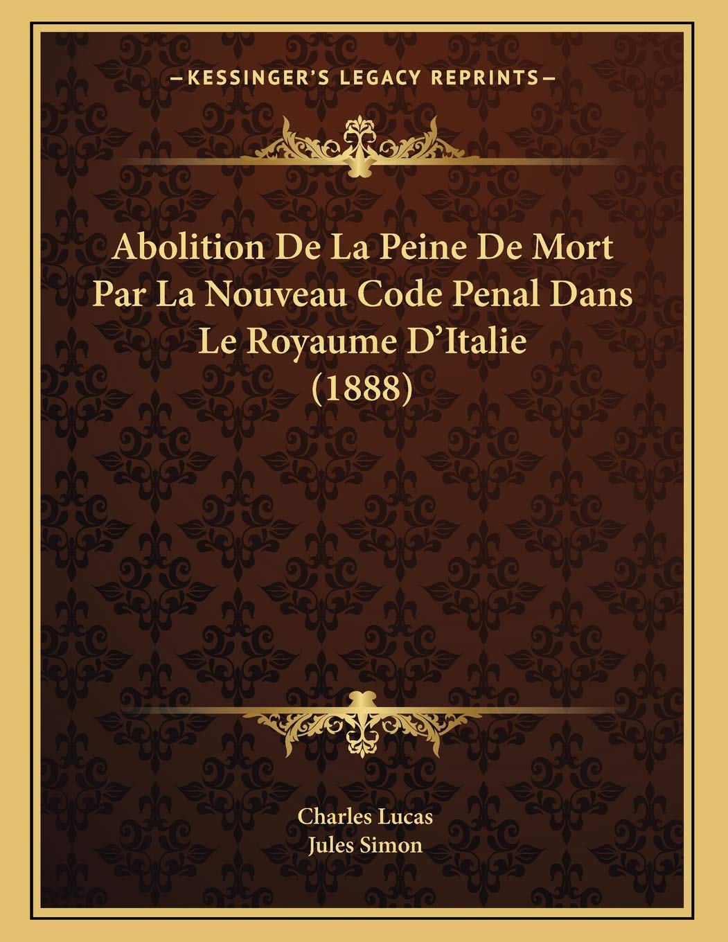 Abolition De La Peine De Mort Par La Nouveau Code Penal Dans book