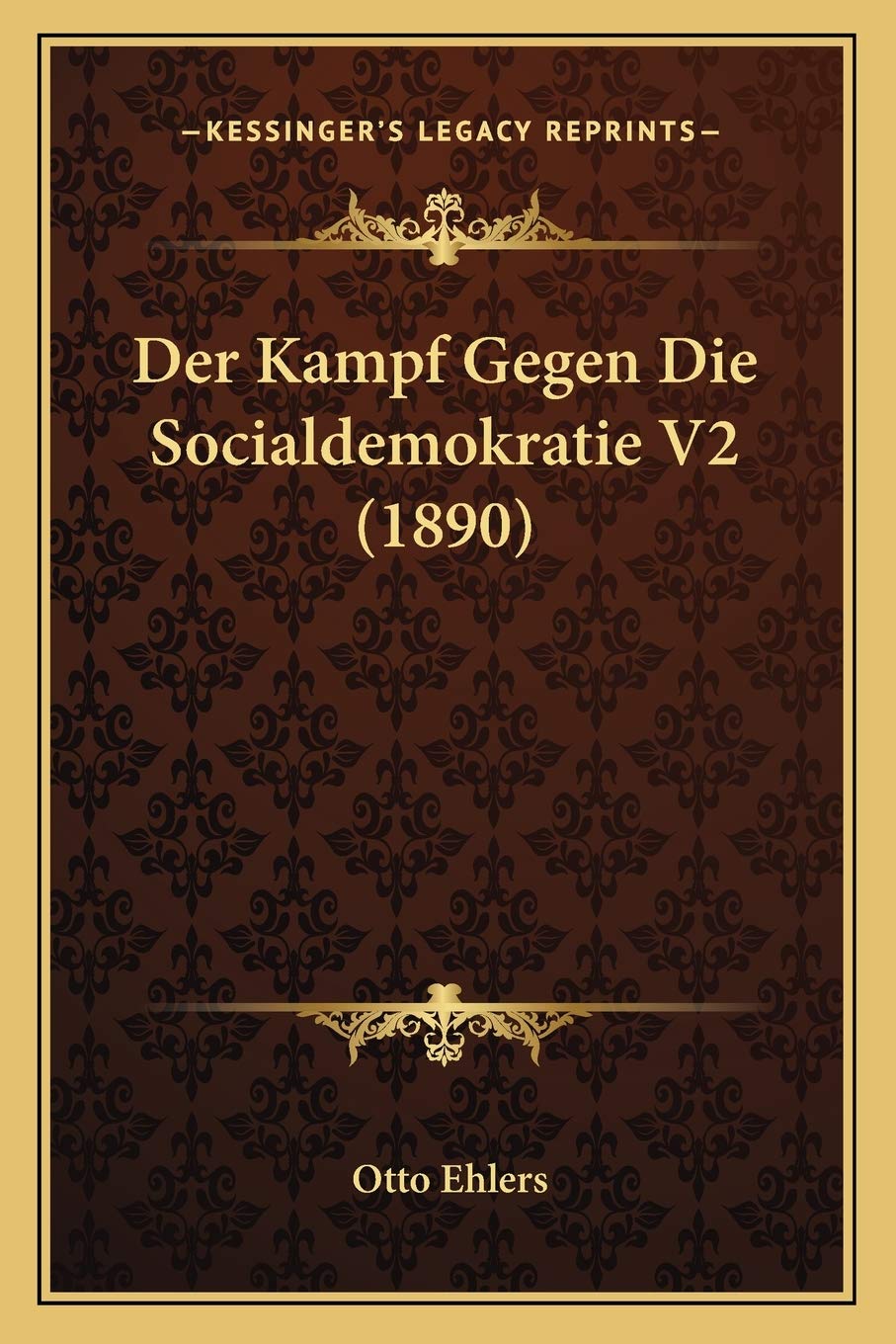 Der Kampf Gegen Die Socialdemokratie V2 (1890) International