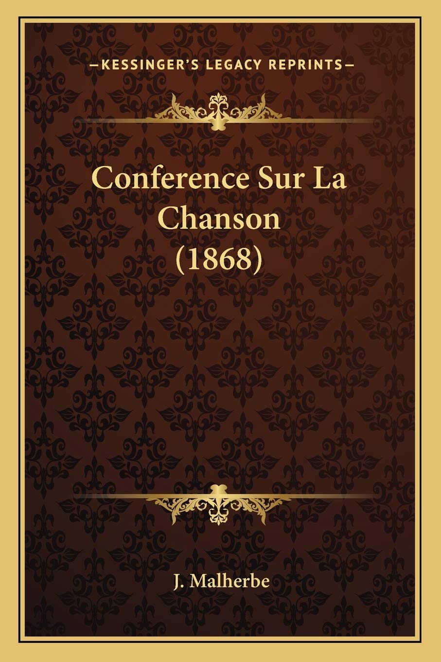 Conference Sur La Chanson (1868) International