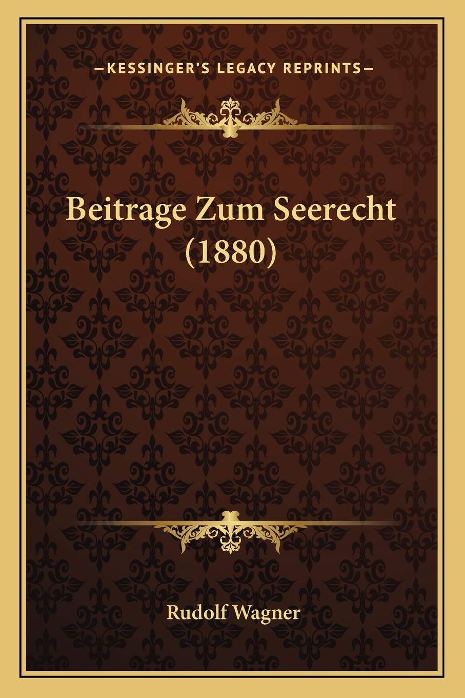 Beitrage Zum Seerecht (1880) book