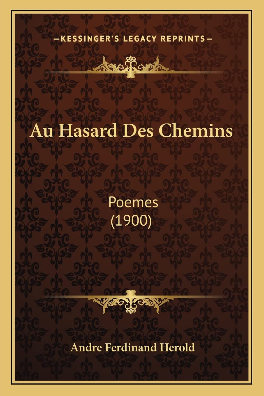 Au Hasard Des Chemins: Poemes (1900) book