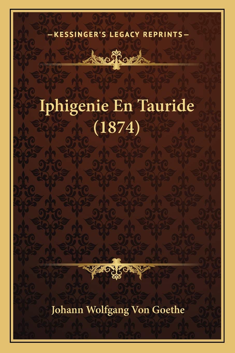 Iphigenie En Tauride (1874) book