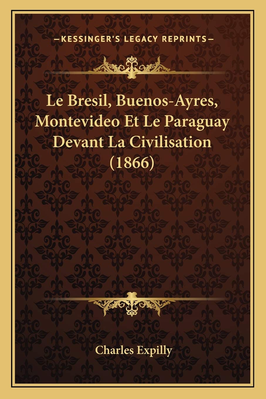 Le Bresil, Buenos-Ayres, Montevideo Et Le Paraguay Devant La Civilisation (1866) International