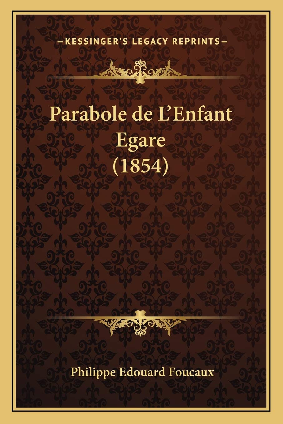 Parabole de L'Enfant Egare (1854) Philosophy