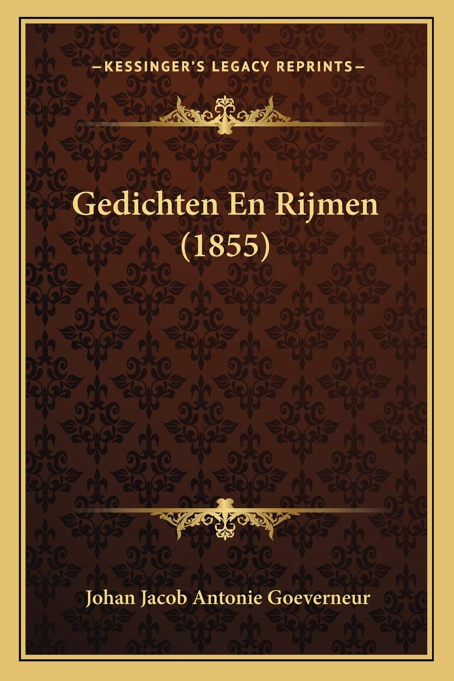 Gedichten En Rijmen (1855) Poetry