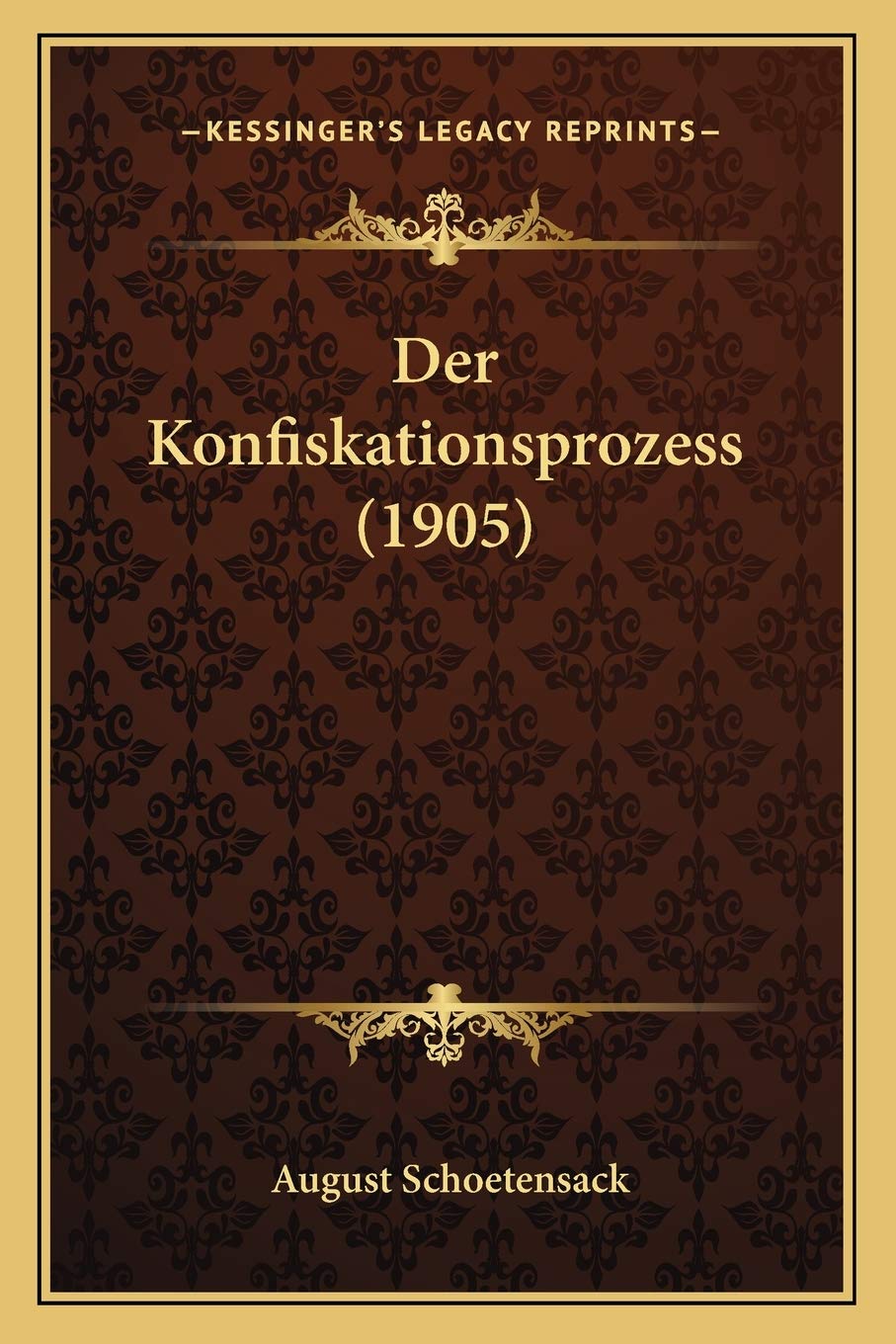 Product Image: Der Konfiskationsprozess (1905)