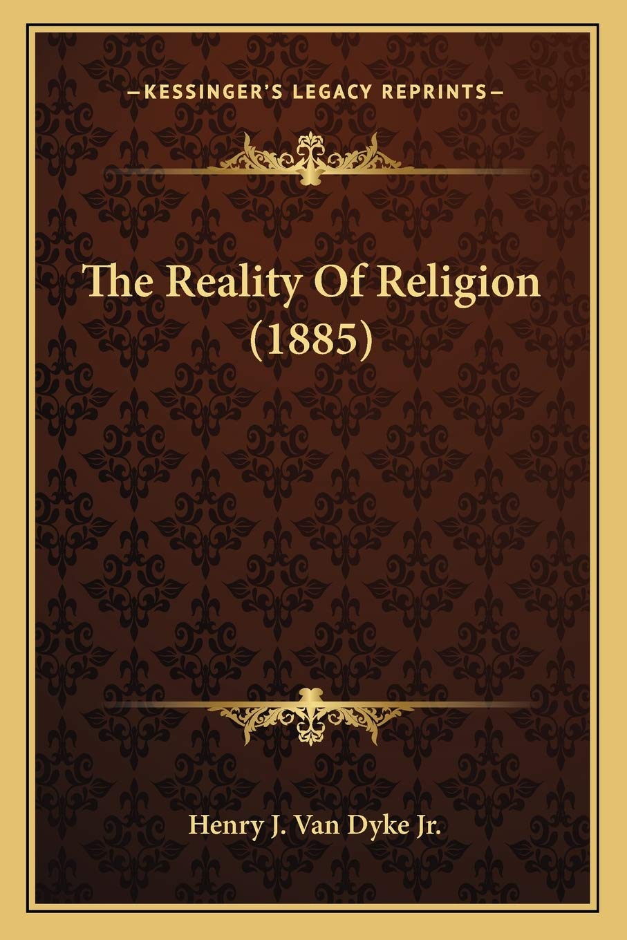 The Reality Of Religion (1885) Contemporary literature