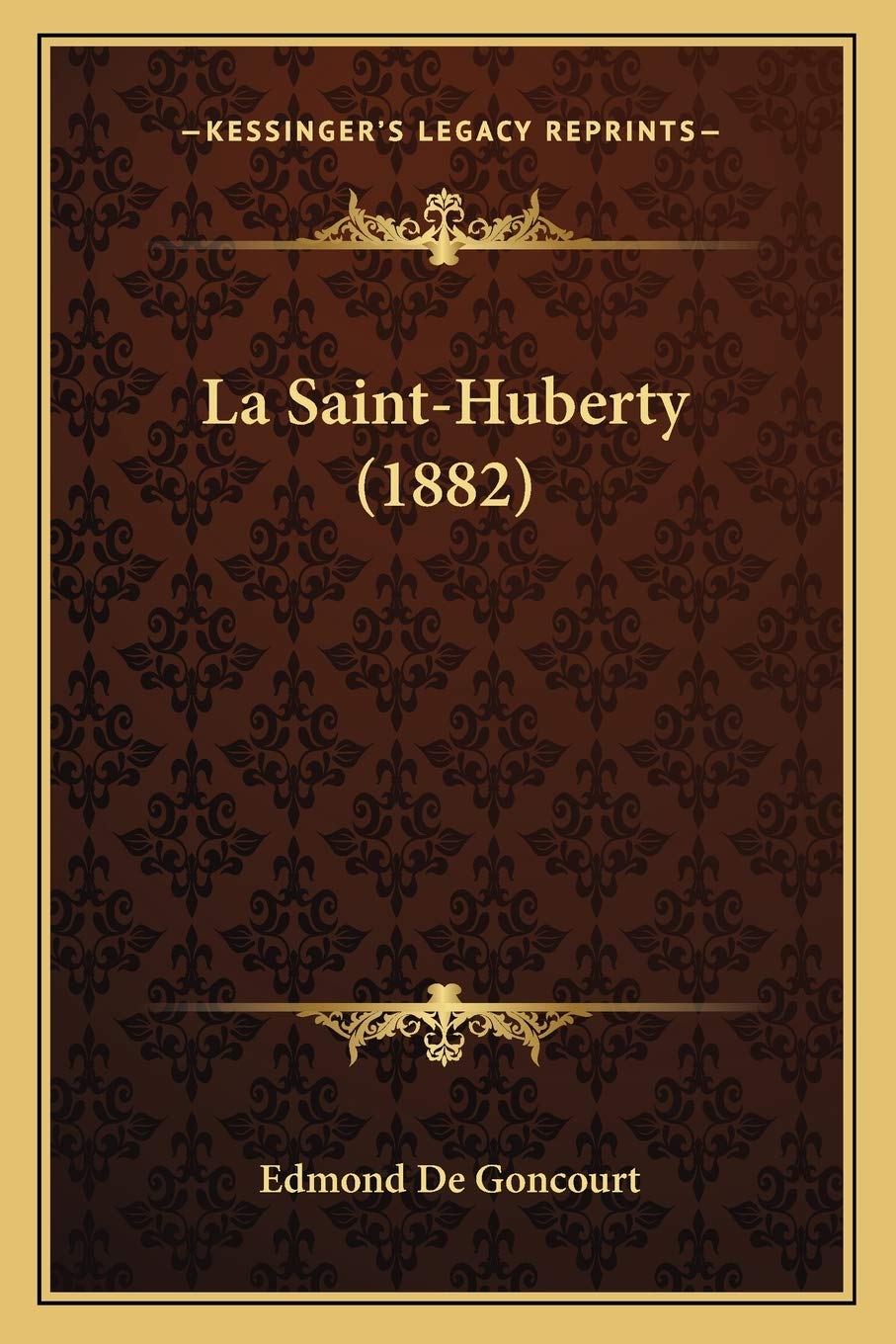 La Saint-Huberty (1882) book