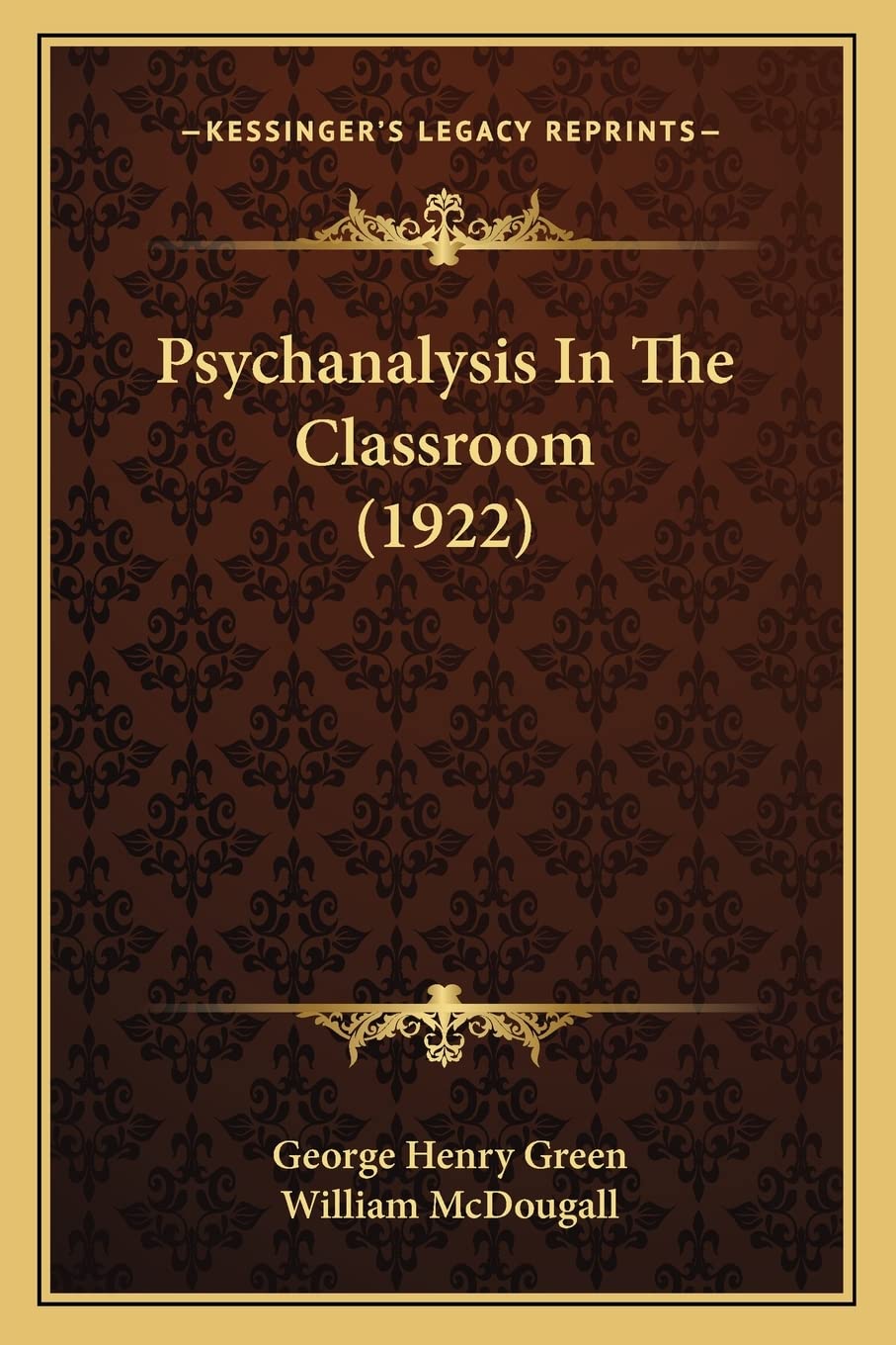 Psychanalysis In The Classroom (1922) Medicine