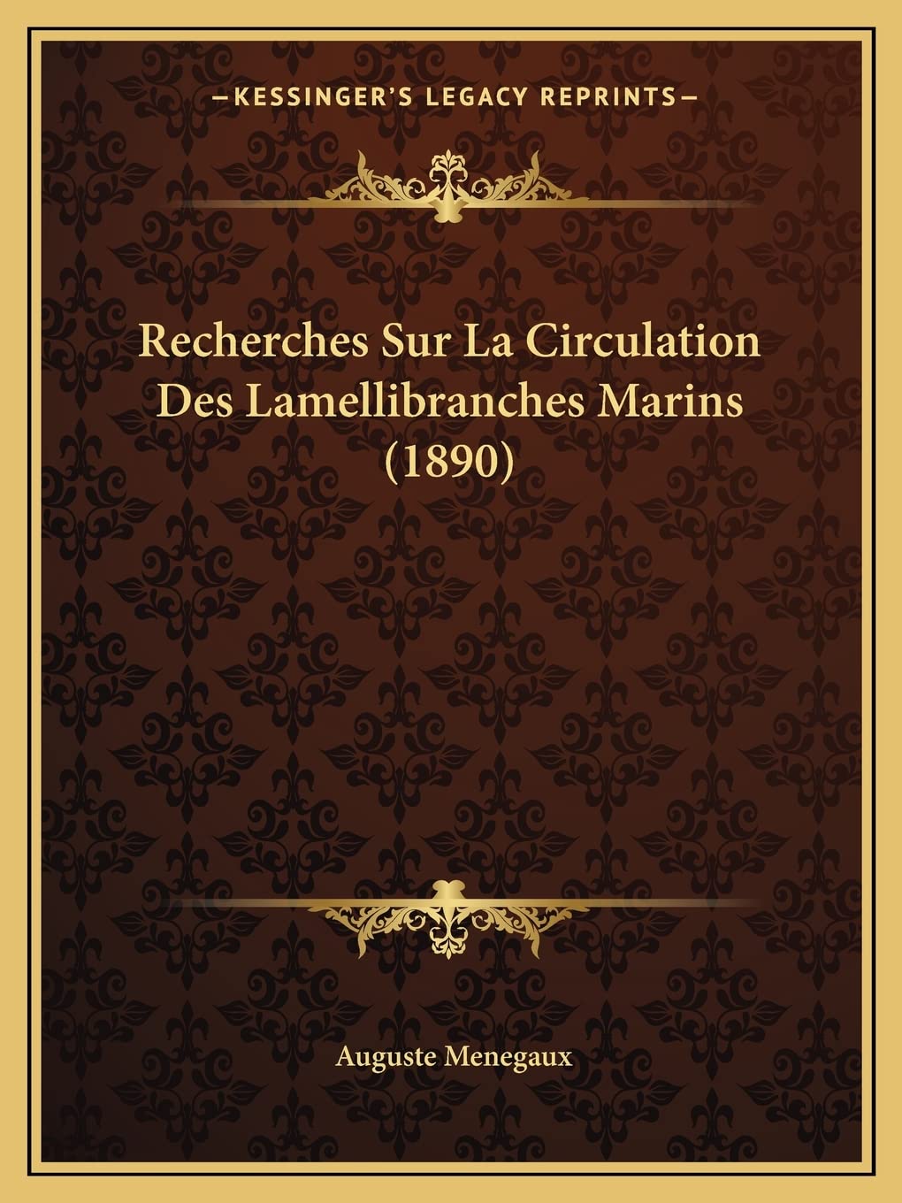 Recherches Sur La Circulation Des Lamellibranches Marins (1890) International