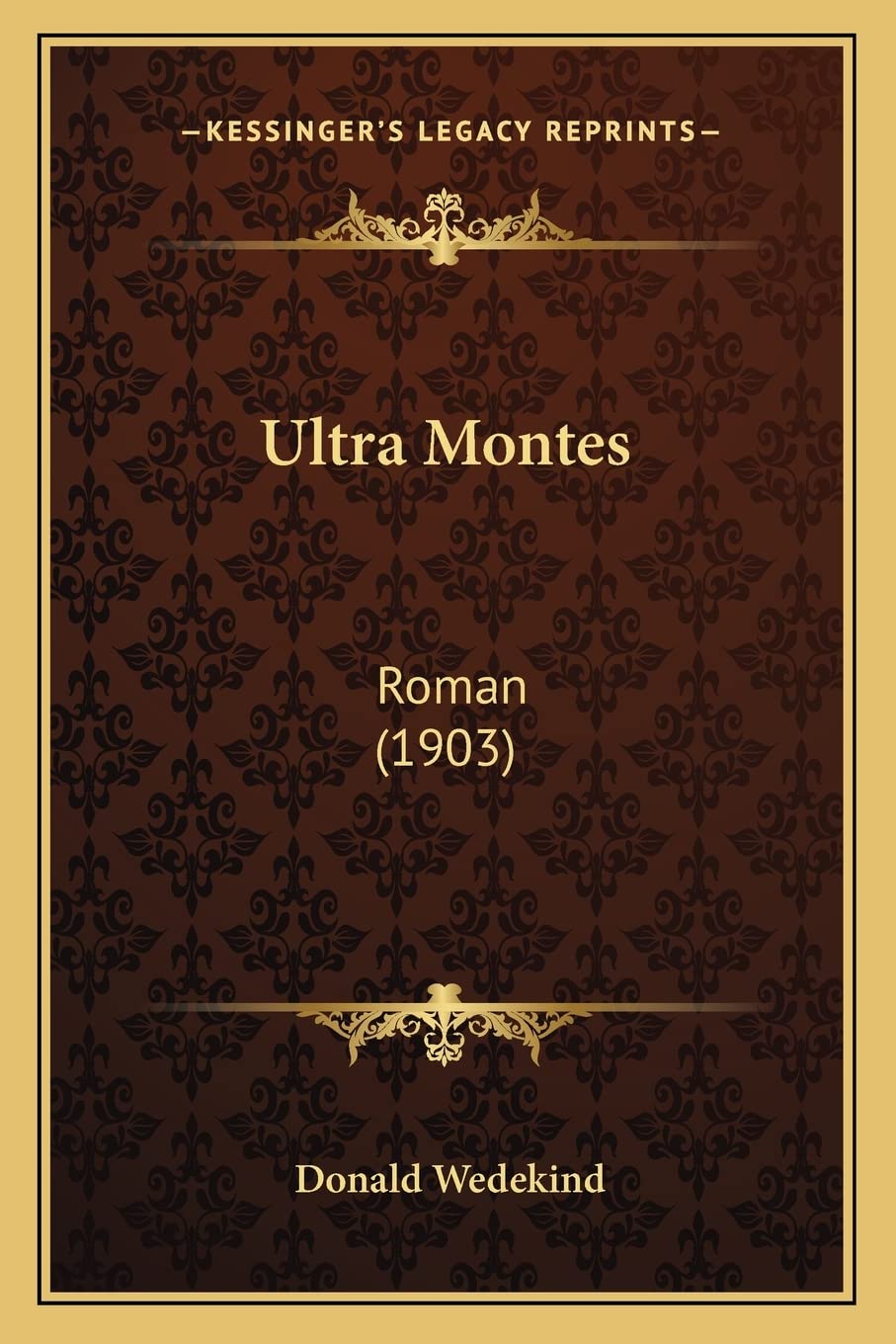 Ultra Montes: Roman (1903) International