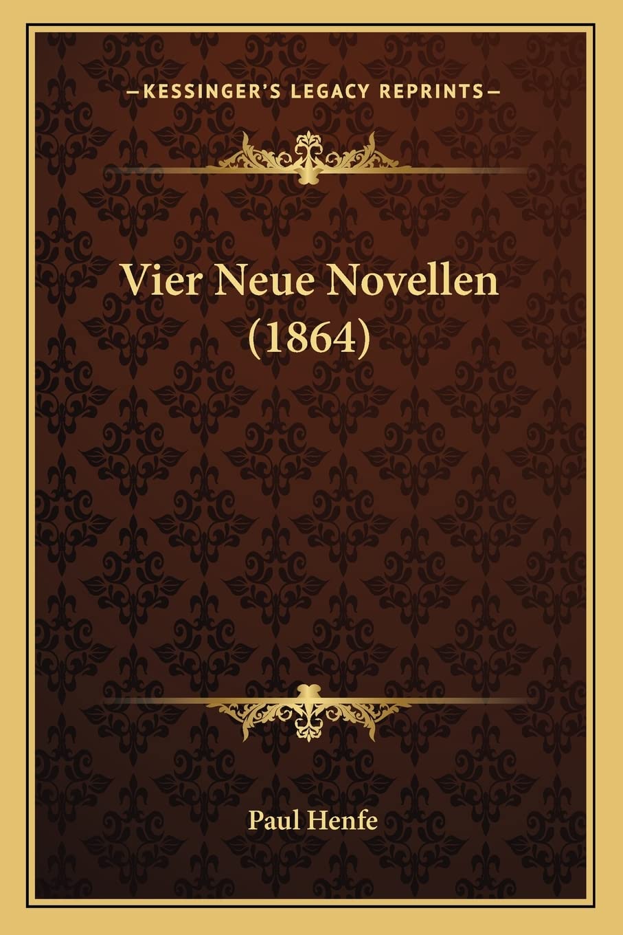 Product Image: Vier Neue Novellen (1864)