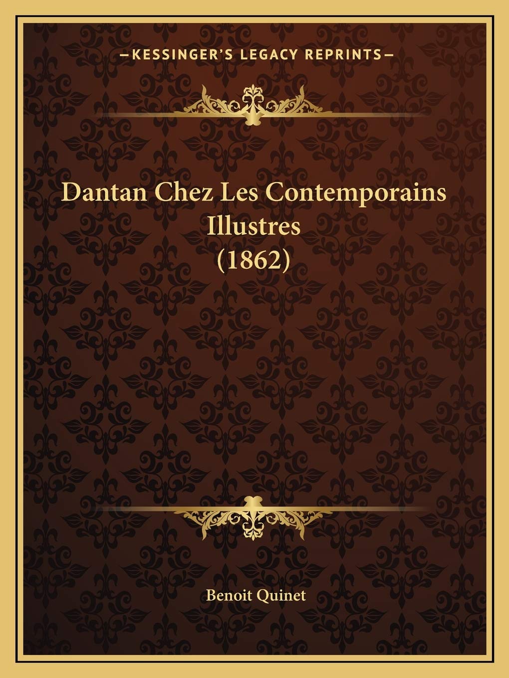 Dantan Chez Les Contemporains Illustres (1862) Contemporary literature