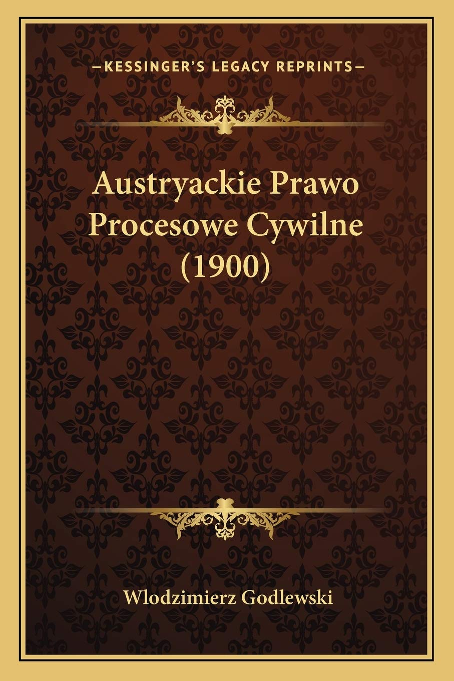 Austryackie Prawo Procesowe Cywilne (1900) Law