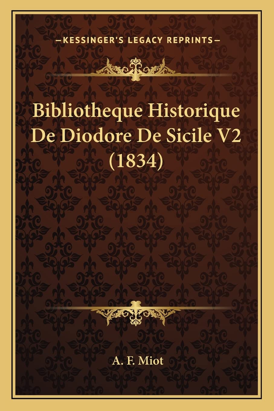 Bibliotheque Historique De Diodore De Sicile V2 (1834) book