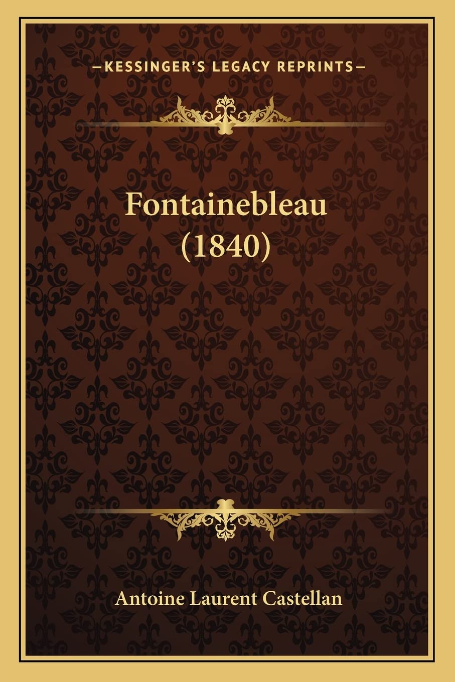 Fontainebleau (1840) book