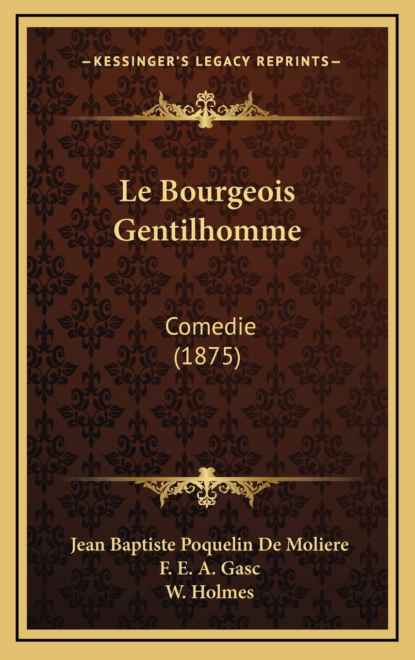 Le Bourgeois Gentilhomme: Comedie (1875) book